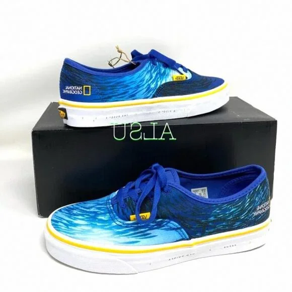 💖MEGA SALE💖VANS National Geographic Shoes Era Blue Women's VN0A2Z5I002 6 | 5.5 - Picture 8 of 13